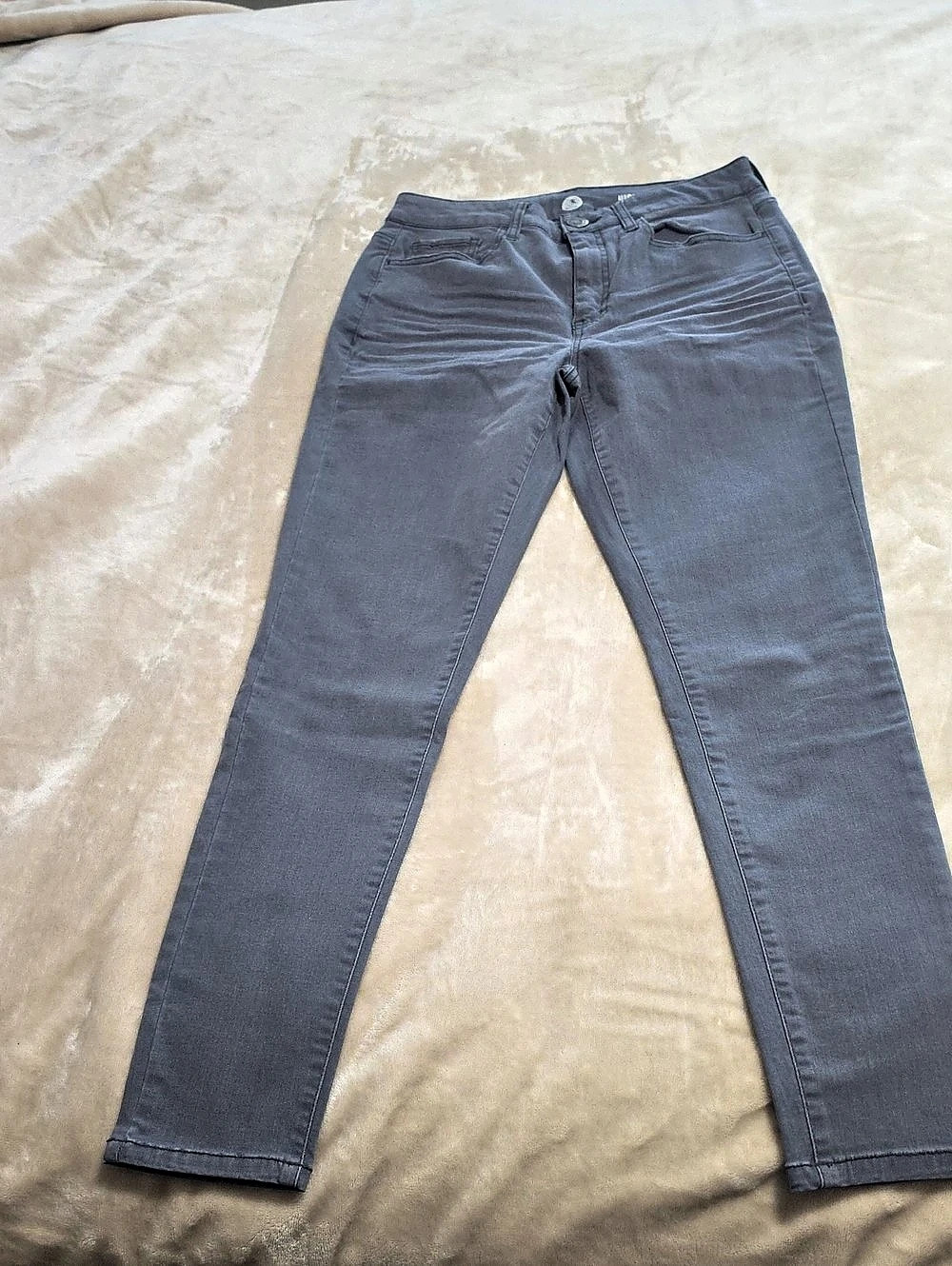 Authentic American Heritage High-Rise Ankle Jegging Gray Waist 7
